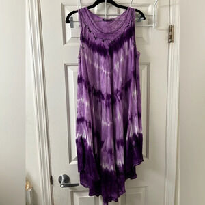 Airy  Tie-Dye Dress
